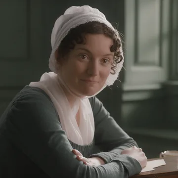 Imagined portrait of Jane Austen, Sekond voice persona
