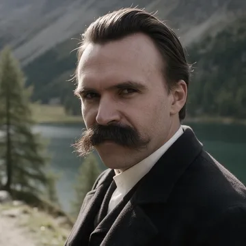 Imagined portrait of Friedrich Nietzsche, Sekond voice persona