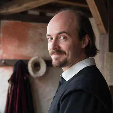 Imagined portrait of William Shakespeare, Sekond voice persona